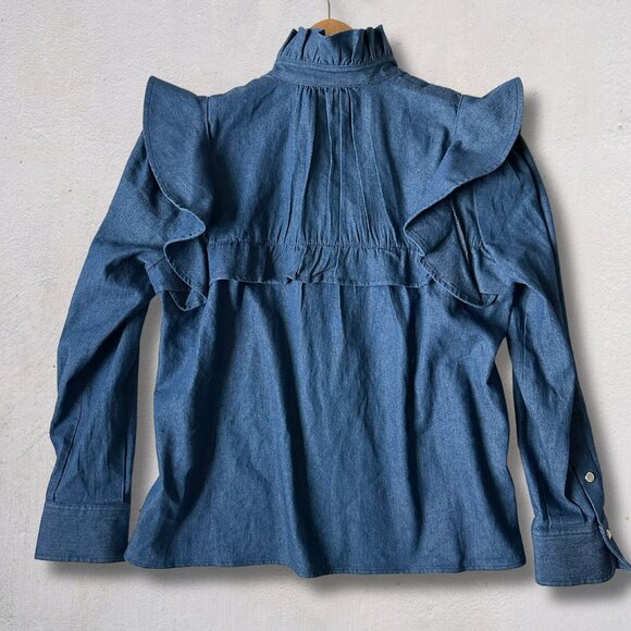 Tuckernuck Winnie Denim Blouse - Picture 5 of 6